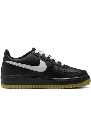 Nike Air Force Unisex Schoenen - Zwart - Maat: 36.5 - Leer - Foot Locker