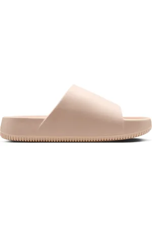 Nike Calm Dames Slippers en Sandalen - Bruin - Maat: 35.5 - Mesh/Synthetisch - Foot Locker