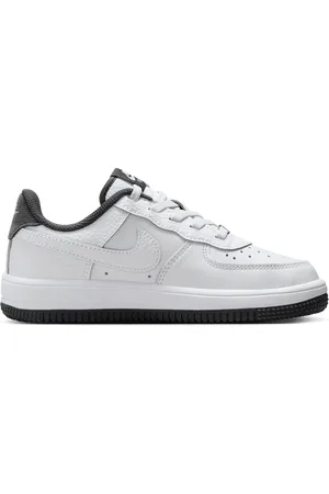Nike Air Force Unisex Schoenen - Wit - Maat: 25 - Leer - Foot Locker