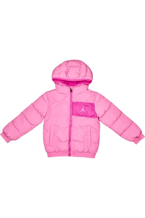 Jordan Essential Midweight Puffer Unisex Jassen - Roze - Maat: 110 - 116 CM - Foot Locker