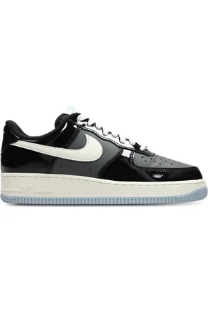 Nike Air Force Heren Schoenen - Zwart - Maat: 40 - Leer - Foot Locker