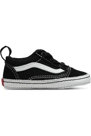 Vans Old Skool Unisex Schoenen - Zwart - Maat: 31.5 - Leer - Foot Locker