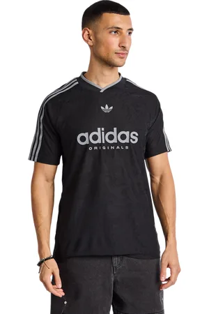 adidas Football Heren T-shirts - Zwart - Maat: XS - Poly Jersey - Foot Locker