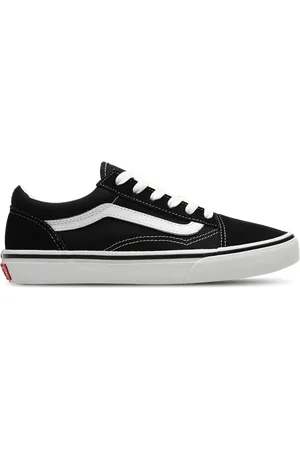 Vans Old Skool Unisex Schoenen - Zwart - Maat: 36.5 - Leer - Foot Locker