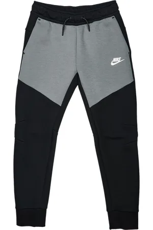 Nike Tech Colorblock Unisex Broeken - Zwart - Maat: 122 - 128 CM - Poly Fleece - Foot Locker