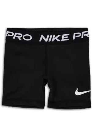 Nike Pro Unisex Korte Broeken - Zwart - Maat: 92 - 98 CM - Poly Jersey - Foot Locker