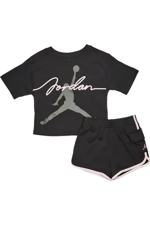 Jordan Hidden Unisex Trainingspakken - Grijs - Maat: 92 - 98 CM - Katoen Jersey - Foot Locker