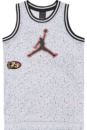 Jordan Play Off Speckle Unisex Vesten - Wit - Maat: 128 - 137 CM - Poly Mesh - Foot Locker