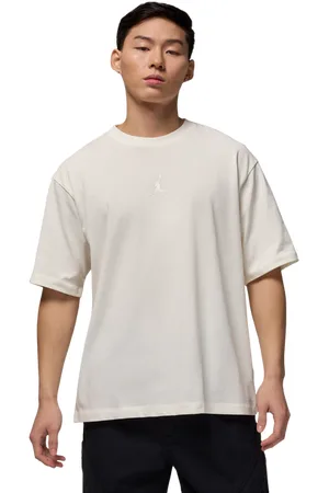 Jordan Flight Heren T-shirts - Wit - Maat: S - Katoen Jersey - Foot Locker