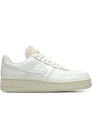 Nike Air Force Dames Schoenen - Wit - Maat: 36.5 - Leer, Textil - Foot Locker