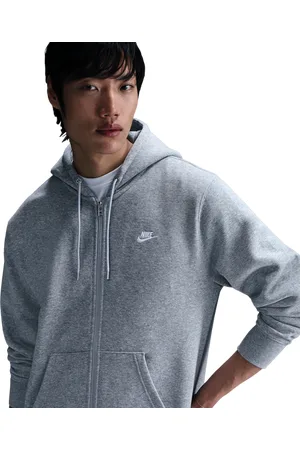 Nike Club Heren Hoodies - Grijs - Maat: S - Foot Locker