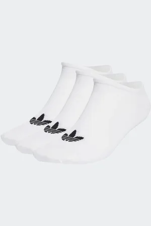 adidas Trefoil Unisex Sokken - Wit - Maat: 37-39 - Katoen - Foot Locker