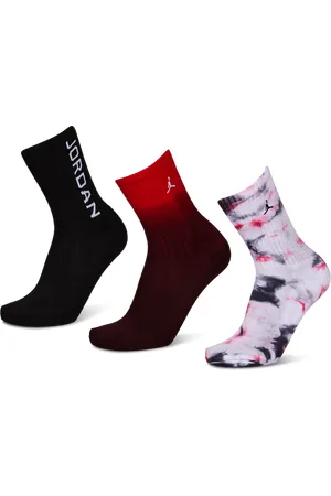 Jordan Kids Jumpman Crew 3 Pack Unisex Sokken - Zwart - Maat: 39 - 42 - Katoen - Foot Locker
