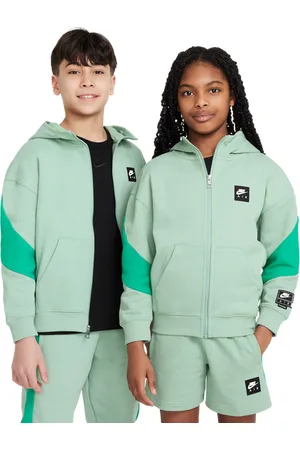 Nike Air Unisex Hoodies - Groen - Maat: 128 - 137 CM - Foot Locker