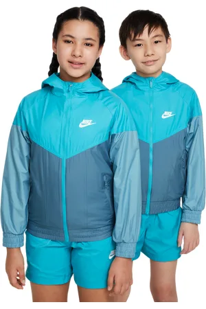 Nike Repellent Windrunner Unisex Jassen - Groen - Maat: 122 - 128 CM - Foot Locker