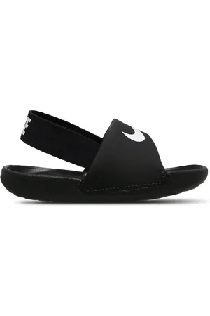Nike Kawa Unisex Slippers en Sandalen - Zwart - Maat: 21 - Plastic - Foot Locker