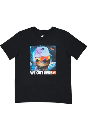 Nike Gfx Unisex T-shirts - Zwart - Maat: 128 - 137 CM - Foot Locker