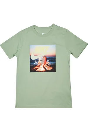 Nike Photo Unisex T-shirts - Groen - Maat: 128 - 137 CM - Foot Locker
