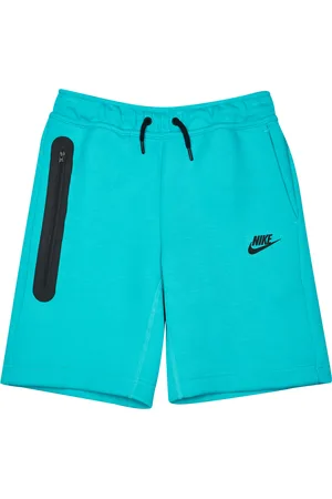 Nike Tech Fleece Unisex Korte Broeken - Groen - Maat: 128 - 137 CM - Foot Locker
