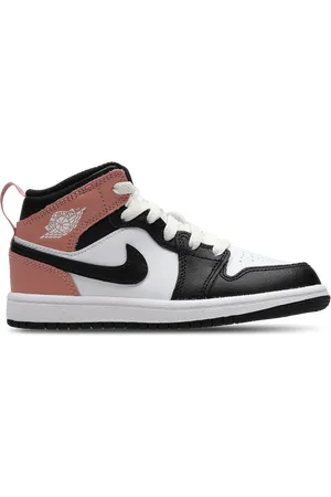 Jordan Aj1 Mid Unisex Schoenen - Wit - Maat: 32 - Leer - Foot Locker