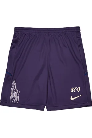 Nike Mbappe Unisex Korte Broeken - Paars - Maat: 122 - 128 CM - Poly Woven - Foot Locker