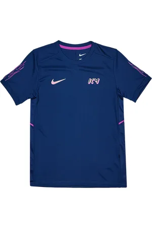 Nike Mbappe Unisex T-shirts - Blauw - Maat: 122 - 128 CM - Foot Locker