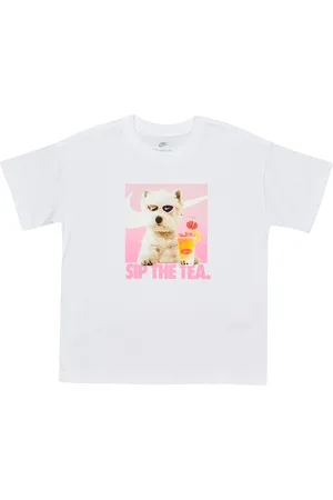 Nike Photo Unisex T-shirts - Wit - Maat: 122 - 128 CM - Foot Locker