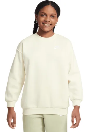 Nike Club Unisex Sweatshirts - Wit - Maat: 122 - 128 CM - Foot Locker