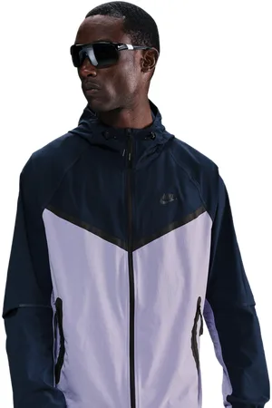 Nike Tech Woven Heren Hoodies - Paars - Maat: S - Foot Locker