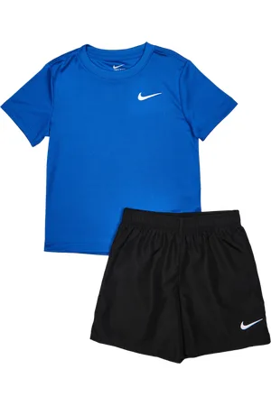Nike Dri-fit Unisex Trainingspakken - Zwart - Maat: 92 - 98 CM - Poly Jersey - Foot Locker