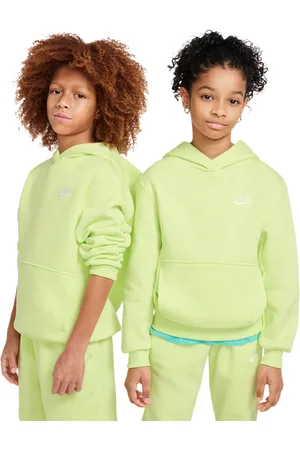 Nike Club Unisex Hoodies - Geel - Maat: 128 - 137 CM - Foot Locker