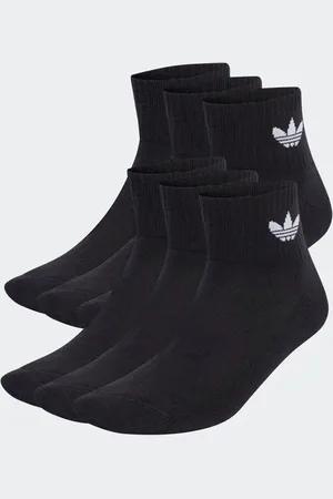 adidas Mid Ankle 6 Pairs Unisex Sokken - Zwart - Maat: 34-36 - Foot Locker