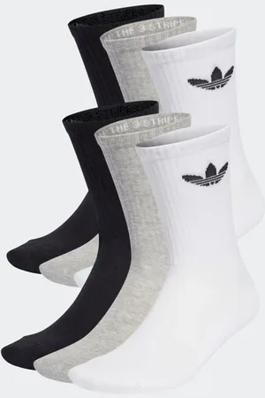 adidas Trefoil Unisex Sokken - Zwart - Maat: 34-36 - Poly (Polyester) - Foot Locker