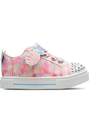 Skechers Twinkle Toes Unisex Schoenen - Roze - Maat: 21 - Plastic - Foot Locker