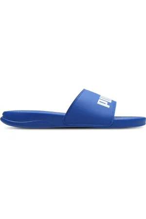 PUMA Popcat20 Heren Slippers en Sandalen - Blauw - Maat: 39 - Plastic - Foot Locker