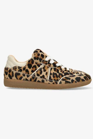 Fred de la Bretoniere Sneaker Pearl Ami Leopard Bruin