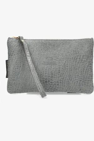 Fred de la Bretoniere Clutch Grijs
