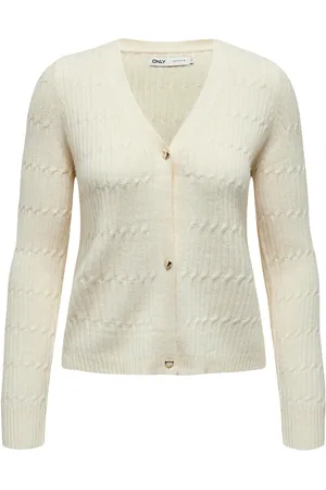 ONLY Onlkatia Ls Cable V-neck Cardigan C: