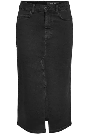 Noisy May Nmkath Nw Slit Midi Skirt Vi478bl N: