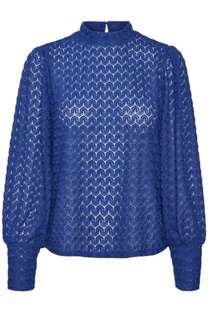 VERO MODA Vmbecca Ls High Neck Lace Top Jrs N: