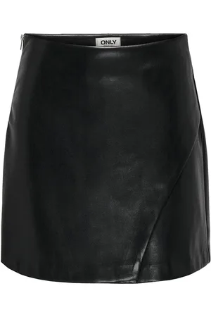 ONLY Onlzeta Hw Faux Lea Skirt Cc Pnt