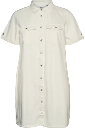 VERO MODA Vmcjennie Ss Short Denim Dress Ga C: