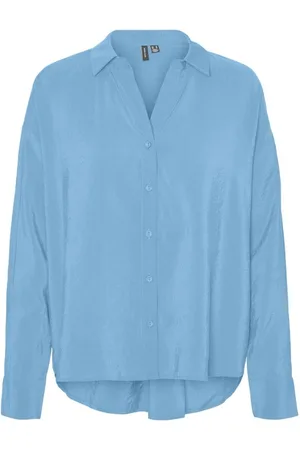 VERO MODA Vmqueeny Ls Oversize Shirt Wvn Ga N: