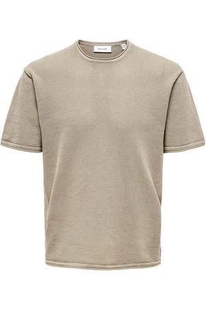 Only & Sons Onsken Rlx Ss Crochet Crew Knit