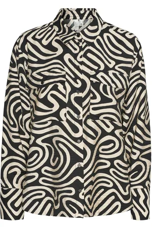 VERO MODA Vmvigdis L/s Shirt Wvn Btq Ga