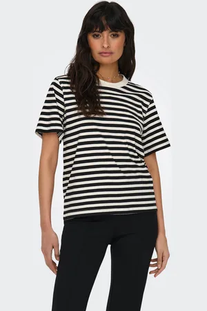 ONLY Onllivina S/s Stripe Tee Jrs Noos