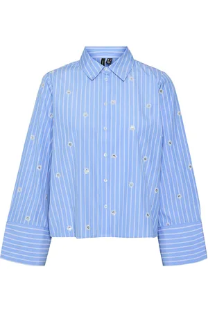 VERO MODA Vmleila Ls Loose Short Shirt Wvn