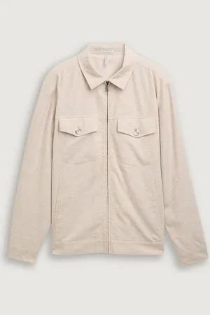 TOM TAILOR Linen Shirt Jacket