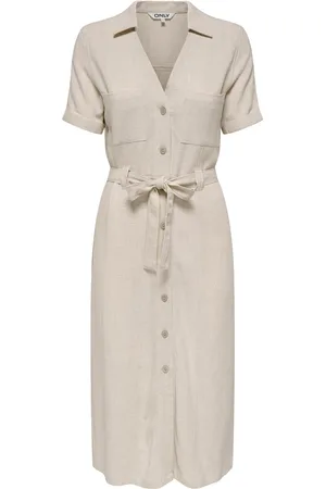 ONLY Onlsiesta Ss Lin Bl Shirt Dress Pnt: