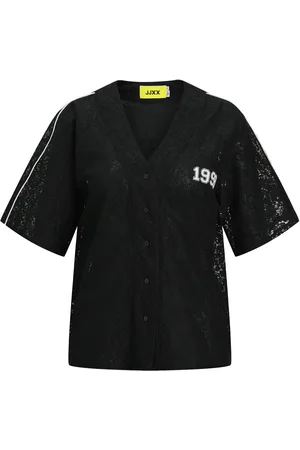 JACK & JONES Jxstine Lace Loose V Neck Tee Jrs L: